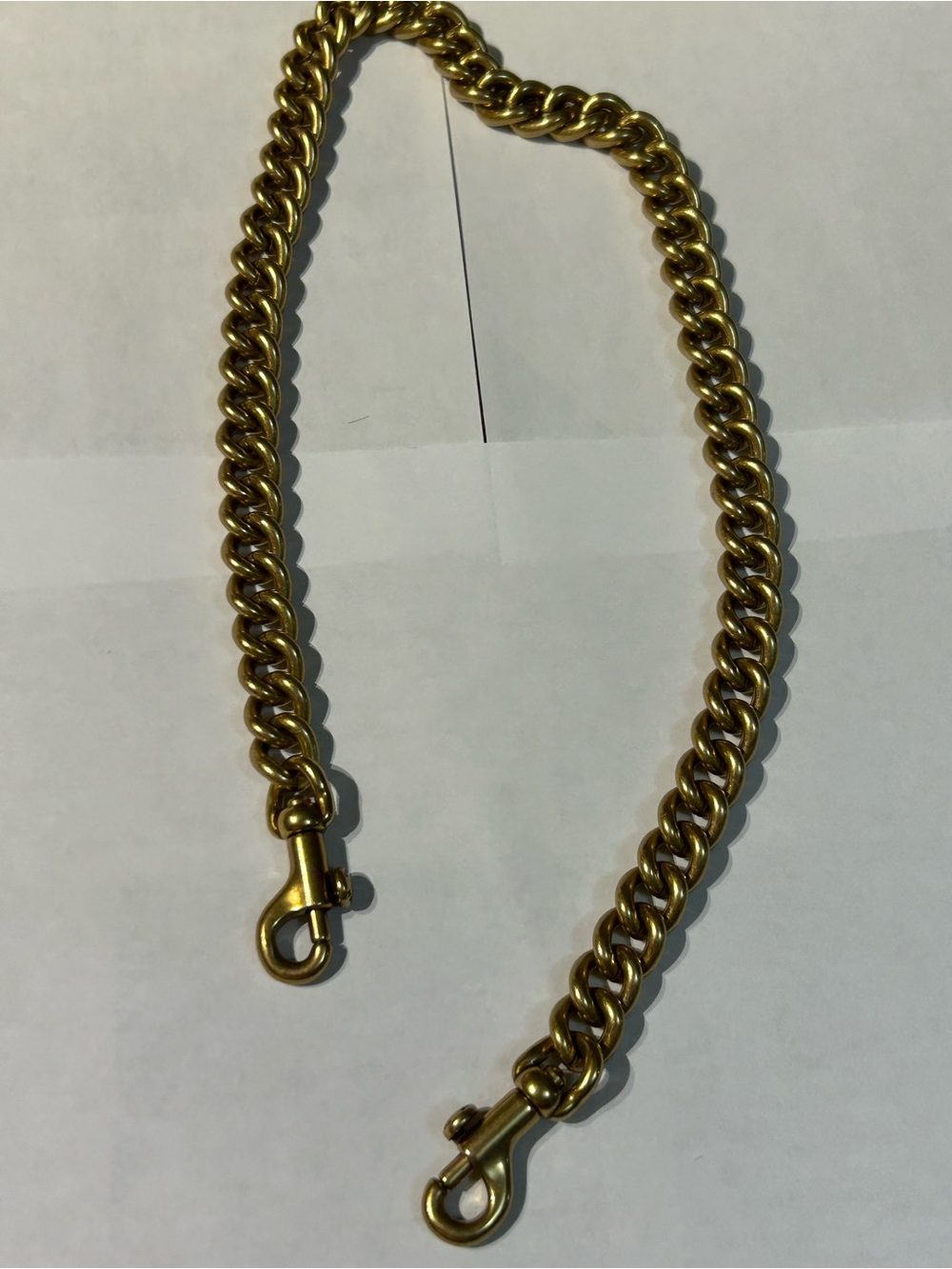 Authentic Coach Gold-Tone Curb Chain ( shoulder strap or accessory )